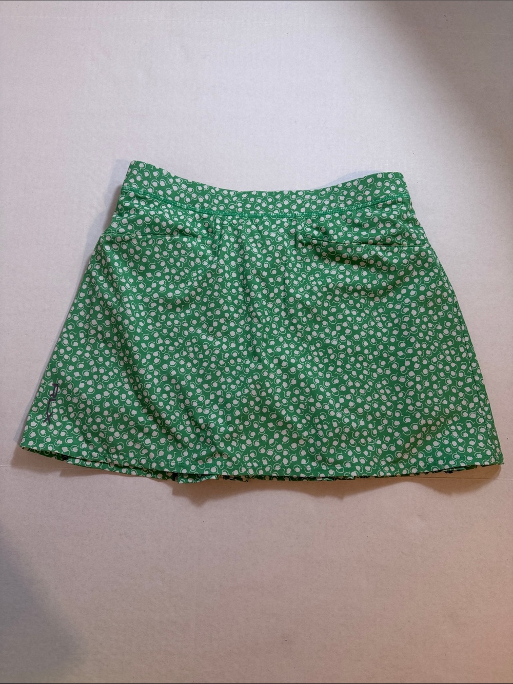 RLX Ralph Lauren Green Ditsy Floral Print Athletic Skort